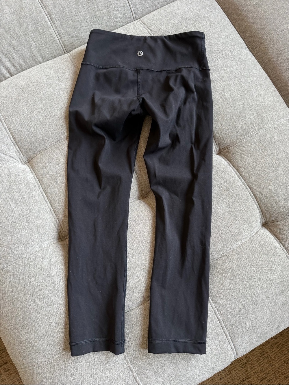LULULEMON NEW Wunder Under Crop Full-On Luon 21" Size 2 Black W6AC1S leggings - Picture 2 of 8